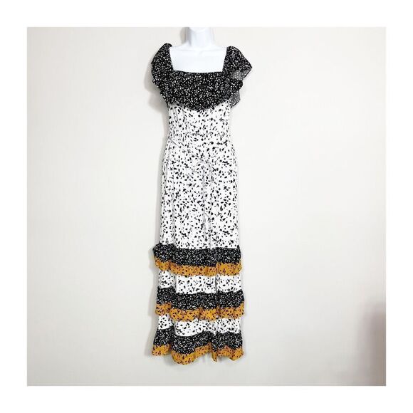 Les Serein Dresses & Skirts - Les Serein Stitchfix Maxi Dress Tiered Ruffled cottagecore Womens Small New nwt